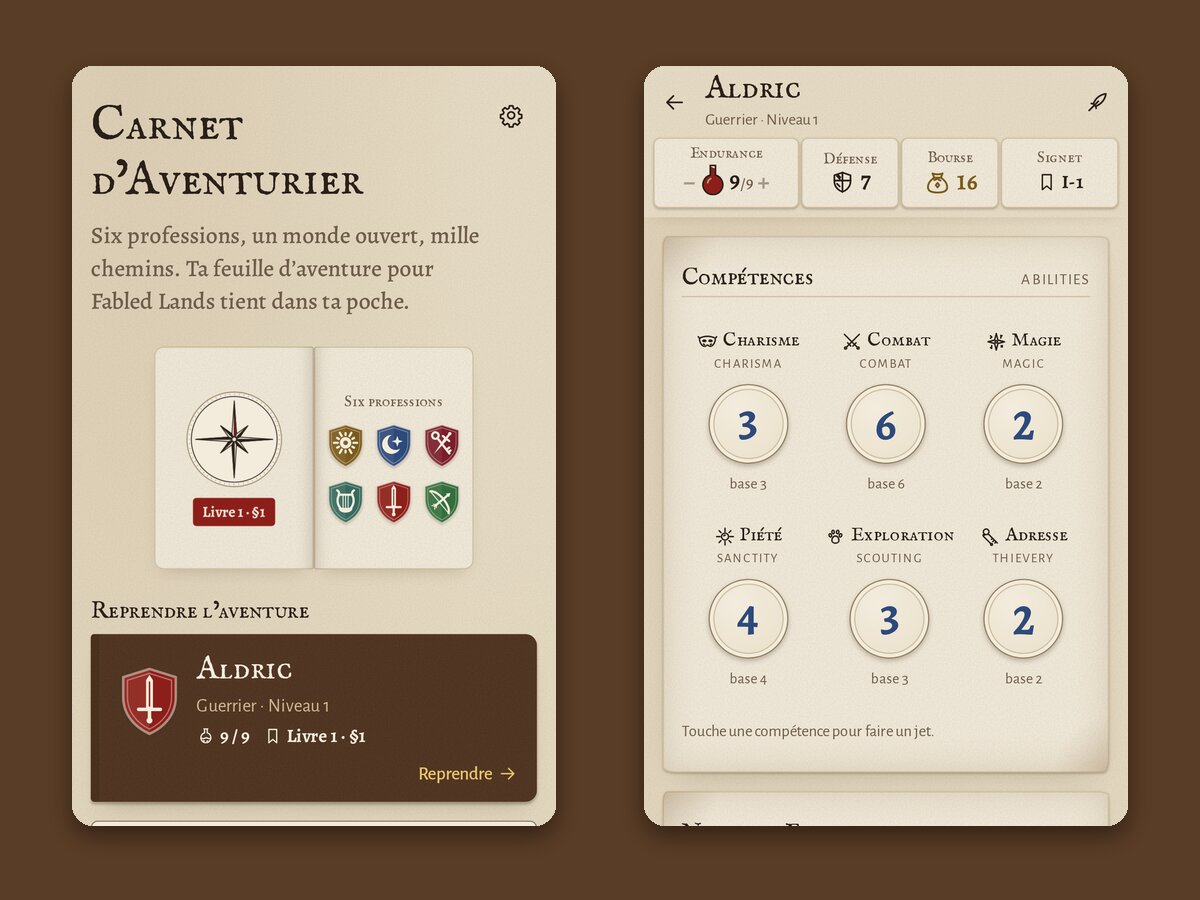 Fabled Lands : une nouvelle série, un nouveau carnet