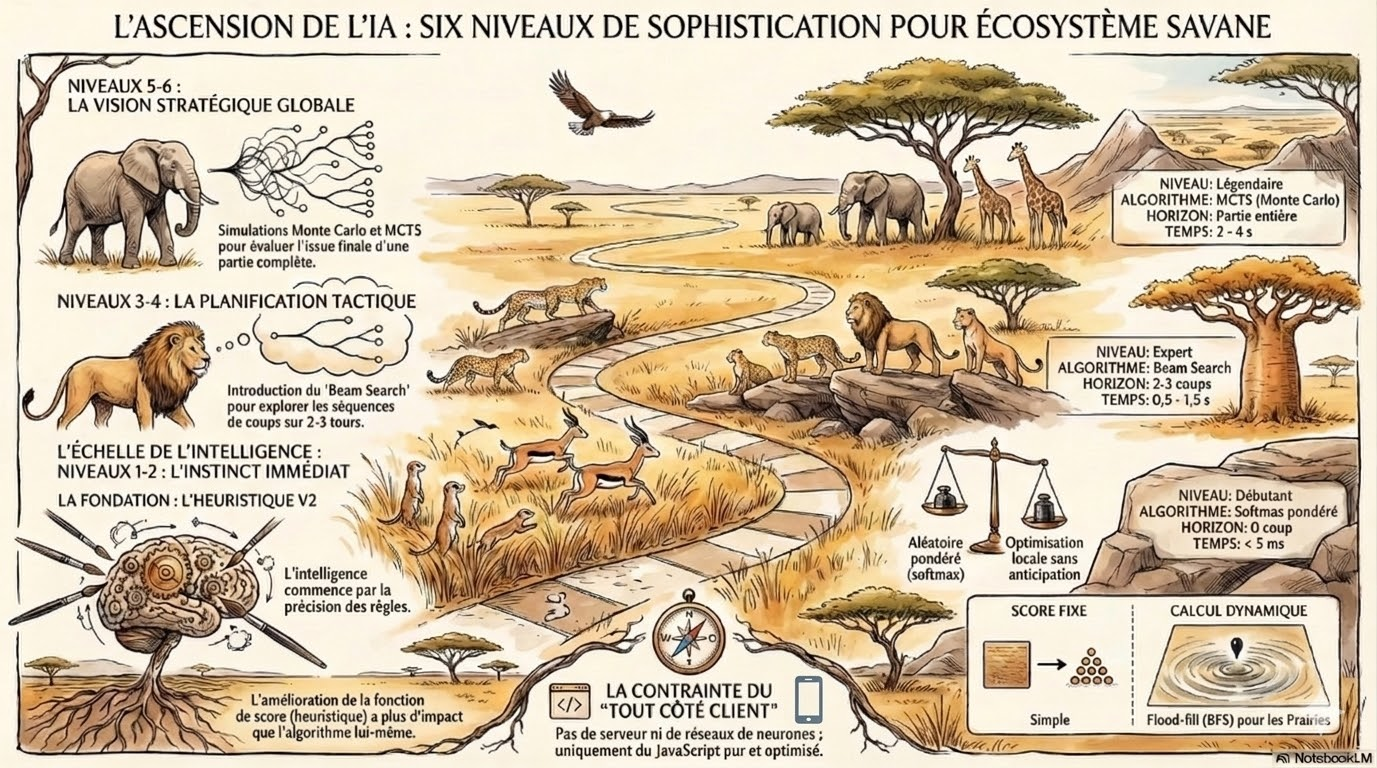 Les six niveaux d’IA d’Écosystème Savane